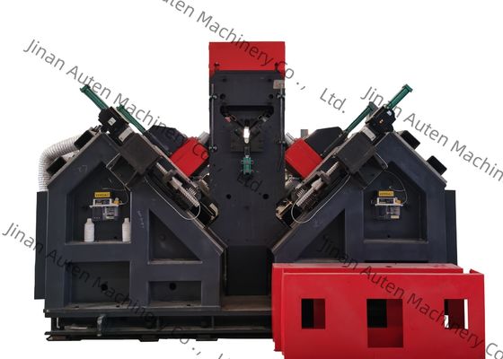 Machine de ligne d'angle CNC automatisée à haut rendement pour le perçage et l'estampage d'acier d'angle de grande taille