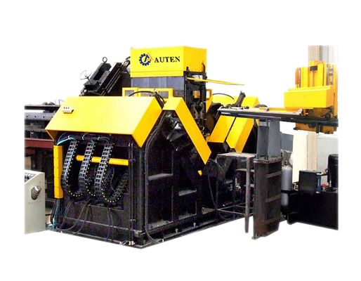 ADM2532 Modèle de machine de perçage et de marquage de profilés en acier à commande numérique, moteur PLC, perçage max. 40 mm