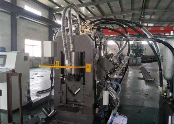 Machine combinée 3 en 1 pour poinçonnage, marquage et cisaillage d'acier plat, d'acier d'angle et de profilés en U, modèle CJBNC1412