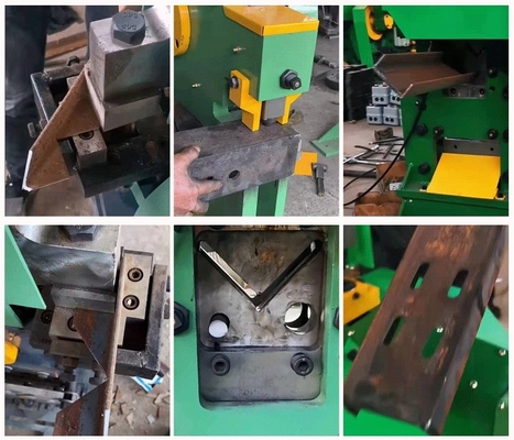 Petite machine combinée de perçage et de tonte pour acier rond, acier d'angle, acier de canal