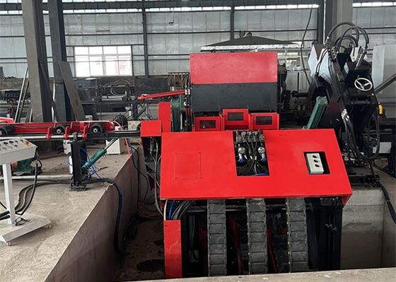 Machine de ligne d'angle CNC à haut rendement et automatisée pour le perçage et l'estampage d'acier d'angle de grande taille