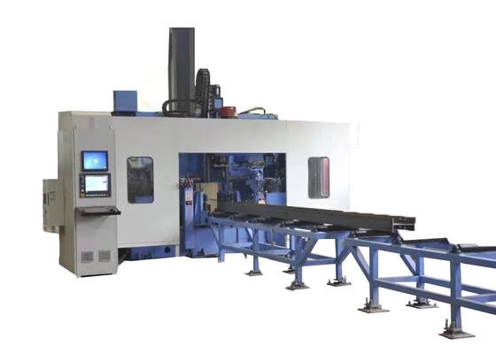 5-30 mm de diamètre du trou CNC perçage de faisceau de perçage et de marquage de la machine ligne 4 x 3 rangée magazine d'outils de style