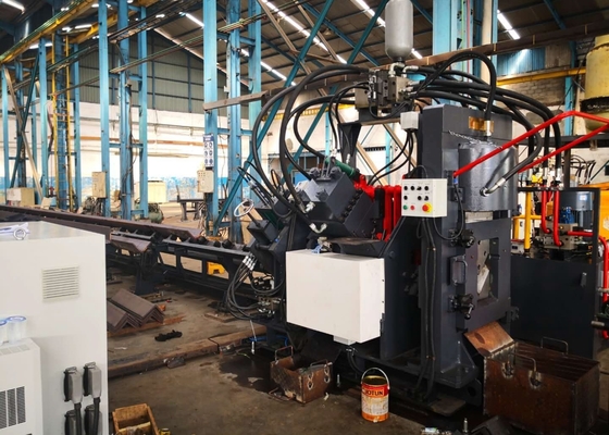 Ligne de découpe, poinçonnage, marquage et cisaillage d'angles CNC à lame unique, refroidissement par eau, hydraulique