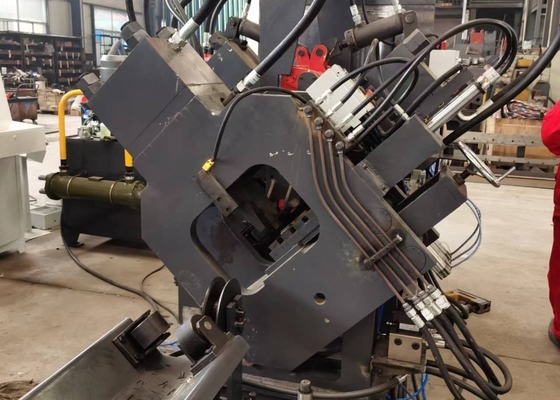 Ligne de découpe, poinçonnage, marquage et cisaillage d'angles CNC à lame unique, refroidissement par eau, hydraulique