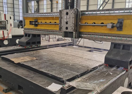 Taille de la pièce de travail 2500x2500mm Machine de forage et de fraisage à plaque CNC 30mm Max.Diamètre de frappe