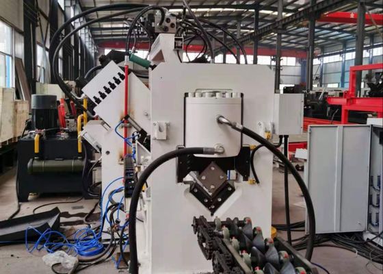 Ligne d'équipement de poinçonnage et de cisaillage CNC avec force de coupe de 1000KN ∟40×40×3～∟100×100×10mm pour cornières