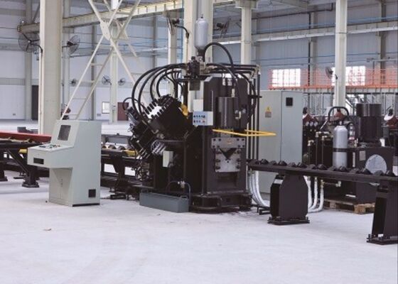 Machine de découpe CNC à lame unique, poinçonnage de trous, coupe de cornières, méthode de refroidissement par eau, hydraulique