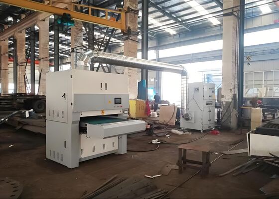 Puissance de la machine de 28 kW Machine de polissage de plaque métallique CNC 2 moteur d'alimentation