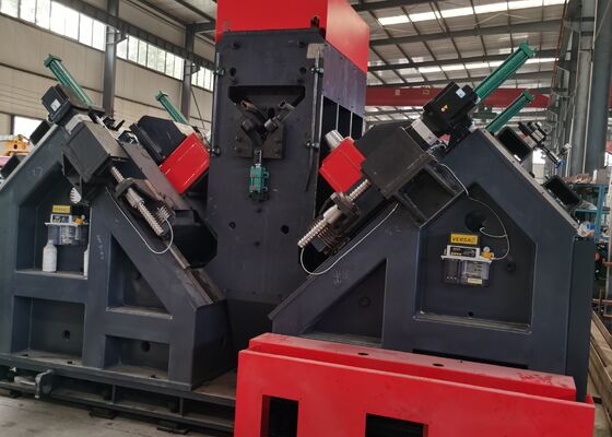 Machine de cisaillement de poinçonnage en acier d'angle de commande numérique par ordinateur de diamètre de forage de 40mm