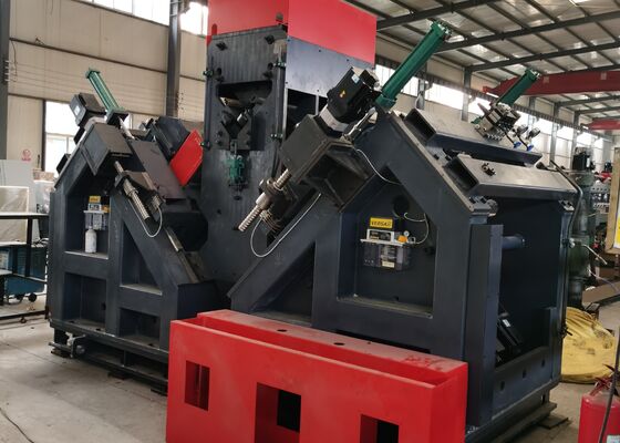 Machine de cisaillement de poinçonnage en acier d'angle de commande numérique par ordinateur de diamètre de forage de 40mm