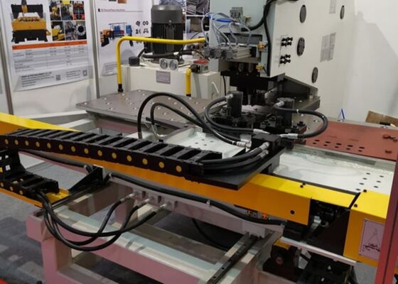 CNC Connecting Plates Punching Machine Bridge Angle Steel Industries Use