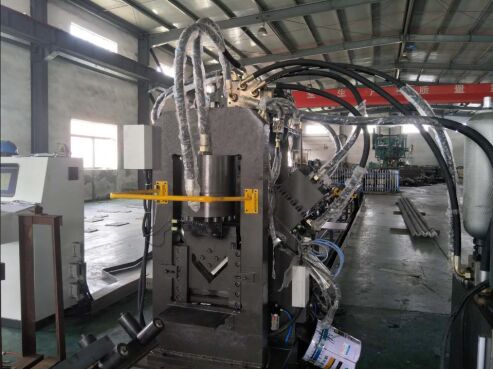 Process Angle Steel Flat Steel And Channel Steel CNC Punching Marking Cutting Line For Tower