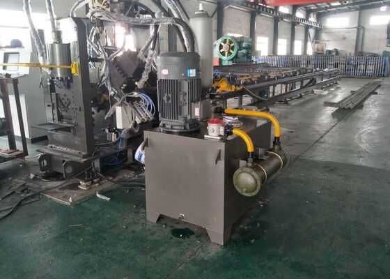 Angle/Flat/Channel Steel Use CNC Punching Marking Cutting Machine Line Model JBC1010