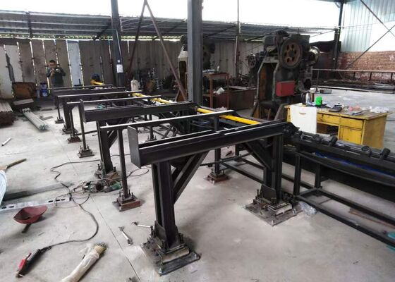 Electric Power Tower Iron Accessories Use Cnc Angle Punching Machine 1250KN Cutting Force