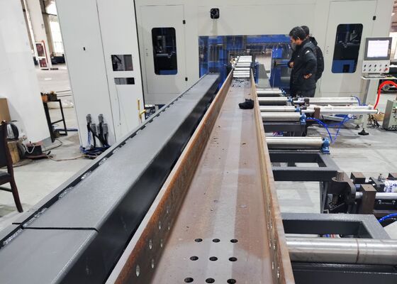 Ligne de foreuse de poutre de commande numérique par ordinateur de projet de pont d'ingénierie de construction axe principal BT40