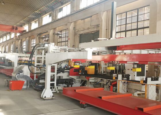 Véhicules de construction utilisés CNC camion léger ligne de traitement de tôle de plaque de faisceau de perforation