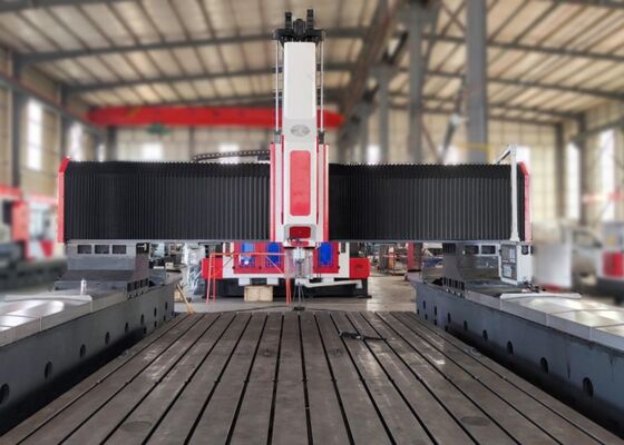 Modèle PHD4080 Machine de fraisage à forage CNC mobile de type gantry pour échangeur de chaleur