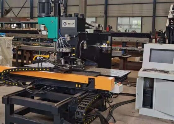 50mm Max. Drilling Diameter Cnc Plate Punching Machine For Steel Plate Components