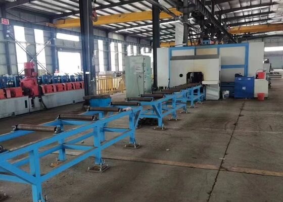 Industrie de la construction de ponts CNC ligne de forage et de scie à poutres pour l'acier de canal