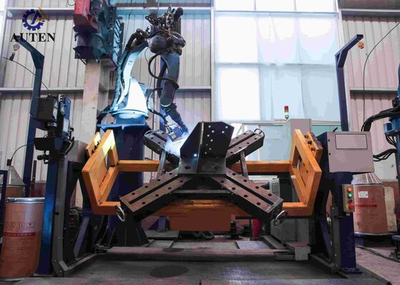 Machine de perçage d'angle à commande numérique (CNC) à double positionnement 5 axes Robot à gantry pour le soudage précis de la tour de transmission