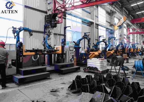 Machine de perçage d'angle à commande numérique (CNC) à double positionnement 5 axes Robot à gantry pour le soudage précis de la tour de transmission