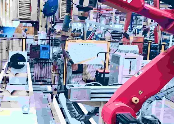Poste de soudage robotisé avec envergure de 1465 mm et 2010 mm, capacité de charge de 12 kg