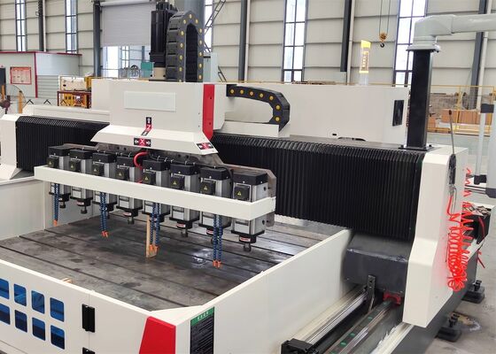 Model 2215ER20 Gantry CNC Sieve Plate Machine 2200*1500mm Workpiece Size