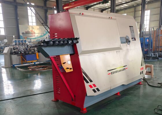 Machine de formage de cerceaux en fer plat CNC à cylindre de coupe de 150*50, dimensions 2,2×1,6×1,8 m