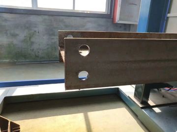 Ligne foreuse de poutre de commande numérique par ordinateur d'écran tactile de 1250 x de 600mm de poutre en double T de commande numérique par ordinateur