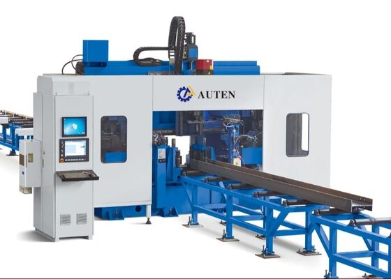 Machine de perçage de poutres H CNC avancée avec technologie de broche haute vitesse BT40
