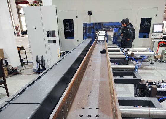 Industrie des structures sidérurgiques Machine de forage à haute vitesse CNC à faisceau H BT40 Fuseau principal