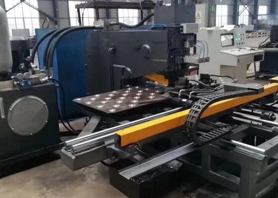 Tour d'acier utilise la plaque CNC de perforation de marquage et de perçage machine 1000/1200KN force de perforation