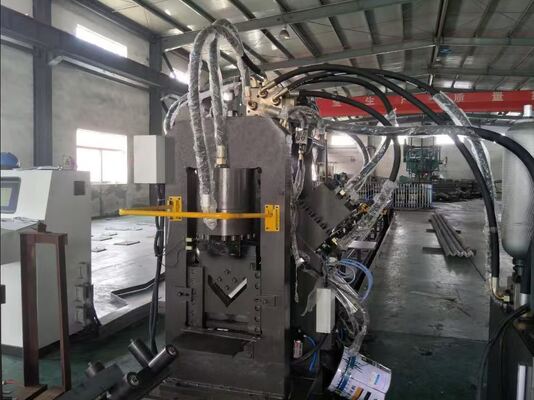 Ligne intégrée de fabrication d'acier CNC 3 en 1 pour le traitement de l'acier à barres plates d'angle