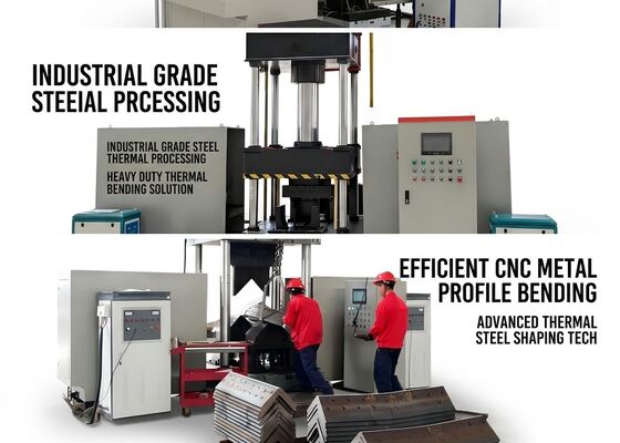 Chauffage thermique et machine à cintrer CNC modèle HQ250-700 pour l'industrie des tours en acier d'angle
