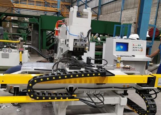 Modèle BNC100 Machine à perforer les plaques de raccordement CNC pour les industries des structures en acier de pont
