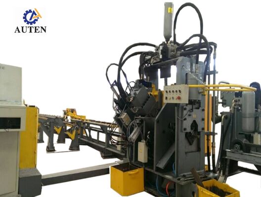 Ligne de poinçonnage et de cisaillement pour acier d'angle CNC série JNC 18 Nombre de lettres par groupe