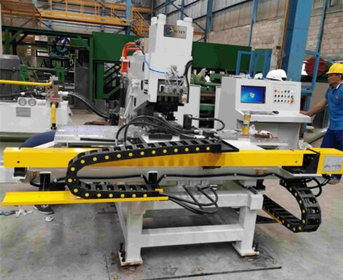 Machine à perforer et marquer les plaques CNC à grande vitesse avec traitement intégré