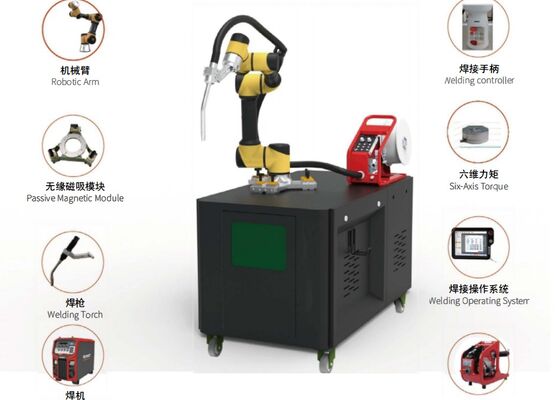 Modèle de robot de 600 mm Robot collaboratif de soudage par arc Modèle QM-S1000